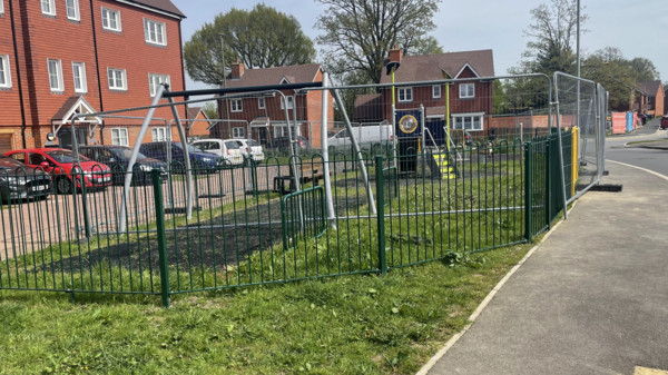 Closed play area at Westvale