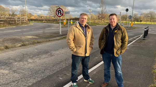 Cross Oak Lane and Orchard Drive Junction